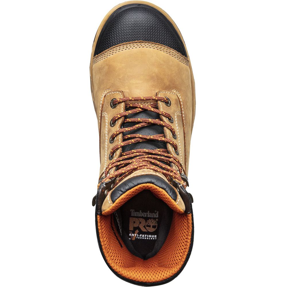 Botas de Trabajo Timberland Hombre Pro® Boondock 8\" Comp Toe Marrones/Negras - Chile GCV-734169